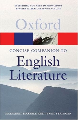 The Concise Oxford Companion to English Literature (Oxford Quick Reference)