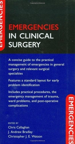 Emergencies in Clinical Surgery (Emergencies In Series)