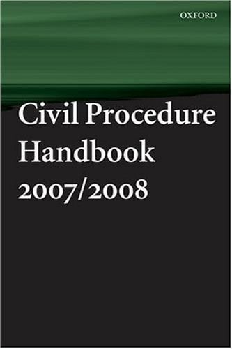 Civil Procedure Handbook 2007/2008