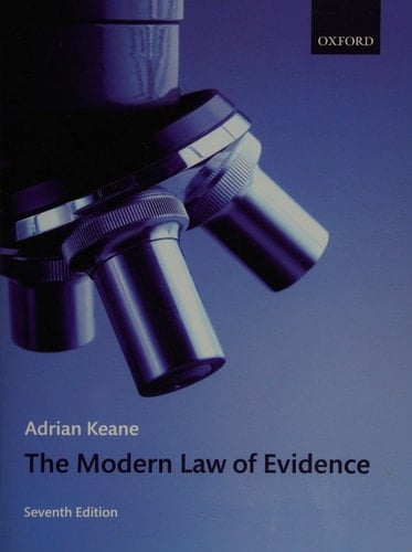The Modern Law of Evidence