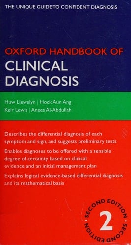 Oxford Handbook of Clinical Diagnosis (Oxford Handbooks Series)