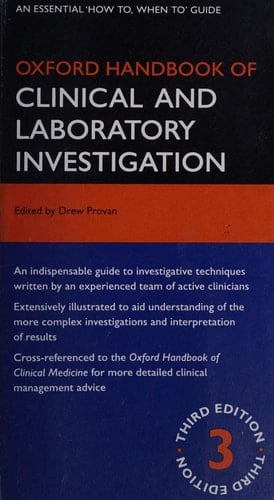 Oxford Handbook of Clinical and Laboratory Investigation (Oxford Medical Handbooks)