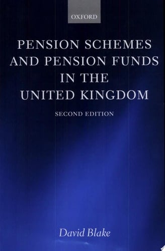 Pension Schemes and Pension Funds in the United Kingdom