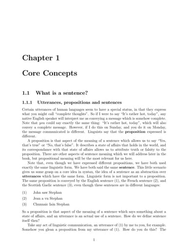 Core Syntax: A Minimalist Approach (Core Linguistics S.)