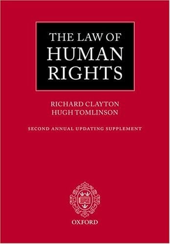 The Law of Human Rights: Second Annual Updating Supplement (Law of Human Rights Series)