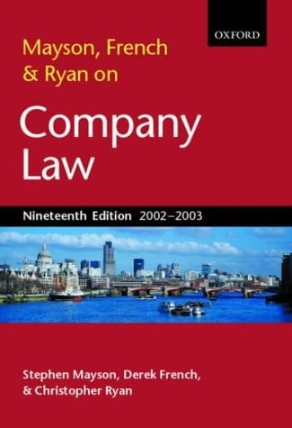 Mayson, French and Ryan on Company Law