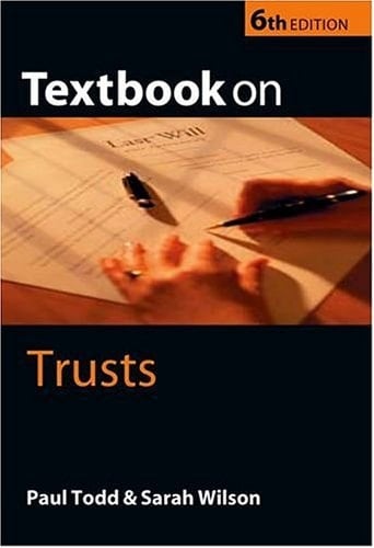 Textbook on Trusts
