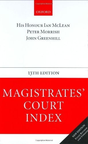 Magistrates' Court Index