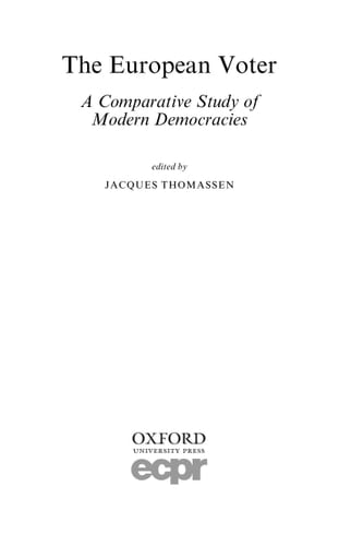 The European Voter (Comparative Politics)