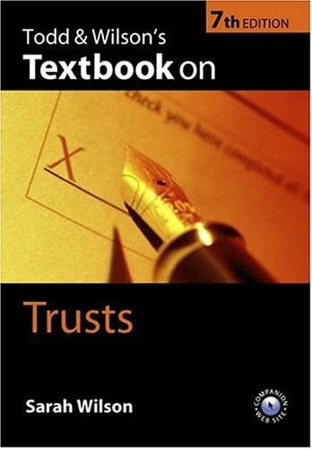 Todd and Wilson's Textbook on Trusts