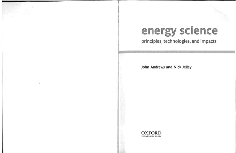 Energy Science: Principles, Technologies, and Impacts