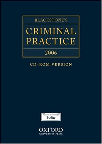 Blackstone's Criminal Practice 2006