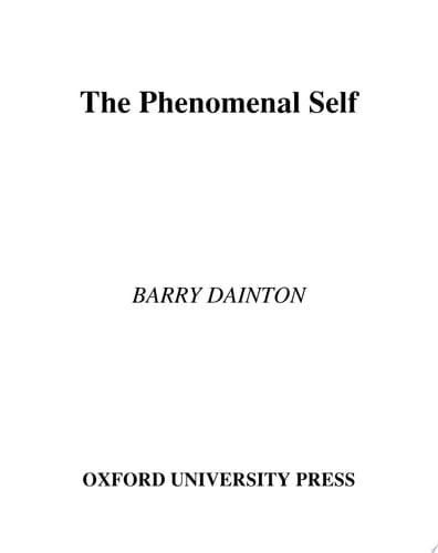 The Phenomenal Self
