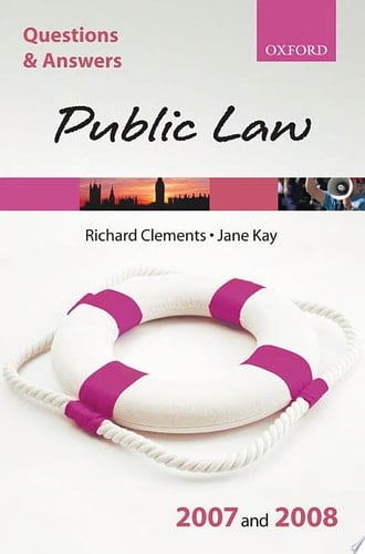 Q and A: Public Law 2007-2008 (Blackstone's Law Questions and Answers)