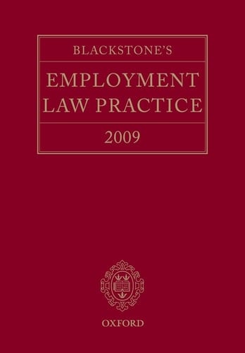 Blackstone's Employment Law Practice 2009