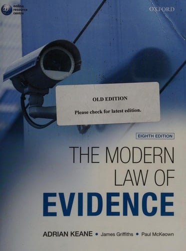 The Modern Law of Evidence