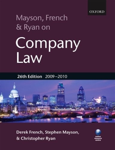 Mayson, French and Ryan on Company Law