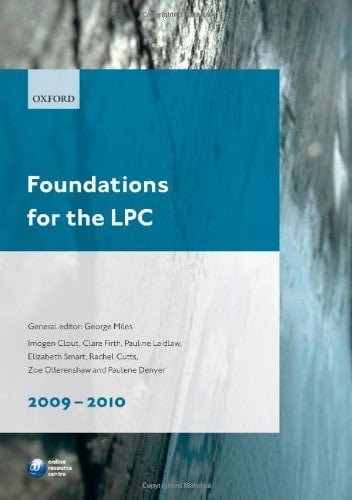 Foundations for the LPC 2009-2010