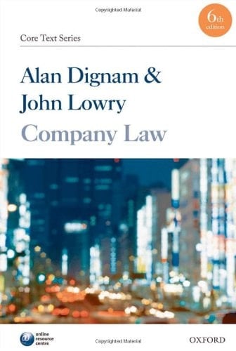Company Law: Core Text
