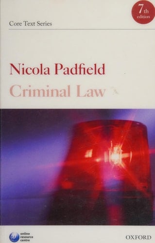 Criminal Law: Core Text