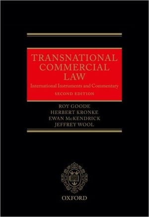 Transnational Commercial Law International Instruments and Commentary
