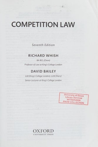 Competition Law