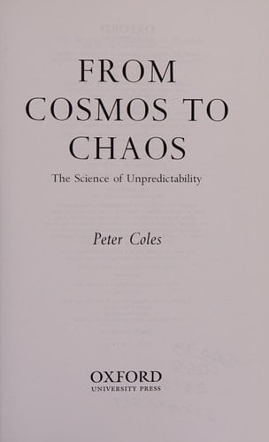 From Cosmos to Chaos: The Science of Unpredictability