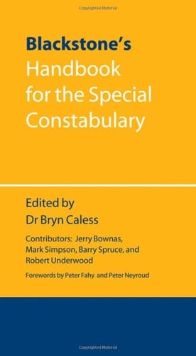 Blackstone's Handbook for the Special Constabulary