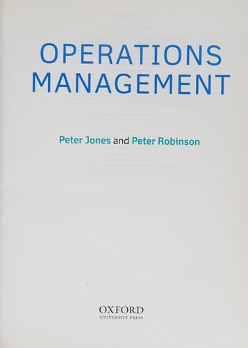 Operations Management