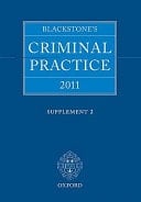 Blackstone's Criminal Practice 2011 Supplement 2