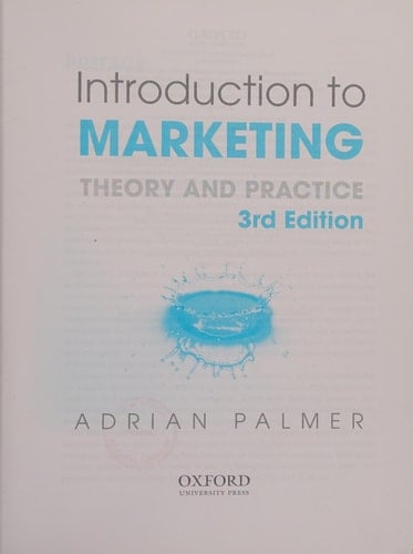 INTRODUCTION TO MARKETING,3 E/D