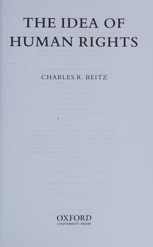 IDEA OF HUMAN RIGHTS P