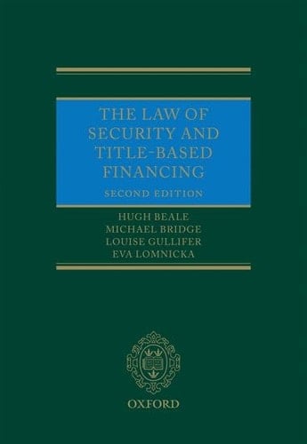 The Law of Security and Title-Based Financing