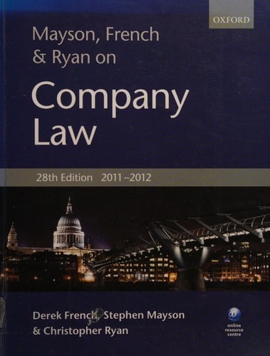 Mayson, French and Ryan on Company Law