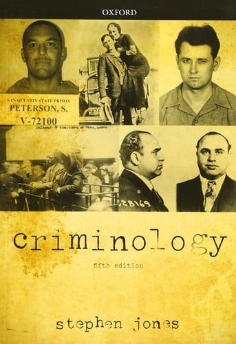[(Criminology )] [Author: Stephen Jones] [May-2013]