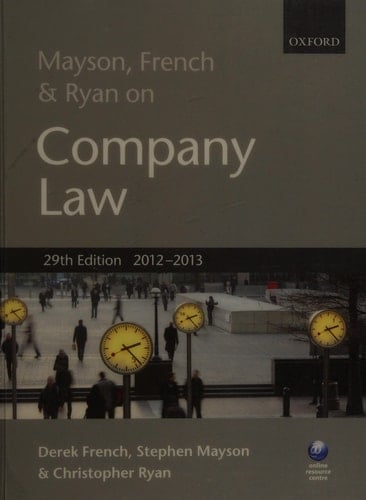 Mayson, French & Ryan on Company Law