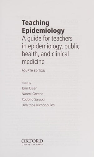 Teaching Epidemiology