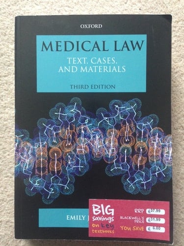 Medical Law: Text, Cases, and Materials