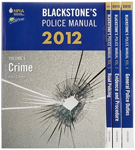 Blackstone's Police Manuals 2012: Four Volume Set