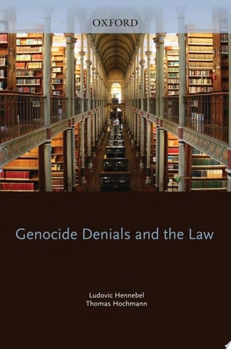 Genocide Denials and the Law