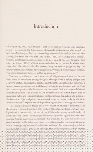 The Dream Is Freedom: Pauli Murray and American Democratic Faith