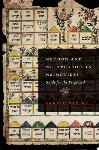 Method and Metaphysics in Maimonides' Guide for the Perplexed (AAR Reflection and Theory in the Study of Religion)