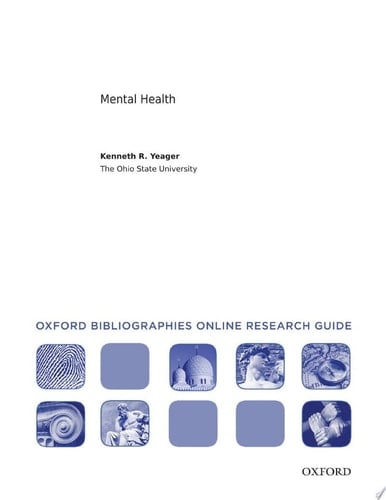 Mental Health: Oxford Bibliographies Online Research Guide