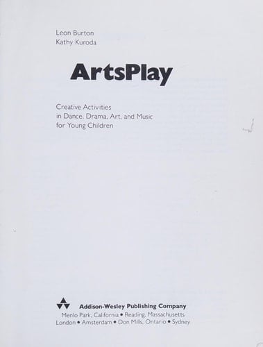 Artsplay: Creative Activities in Art, Music, Dance, and Drama for Young Children With Record