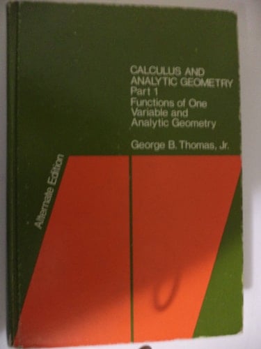 Calculus and Analytical Geometry