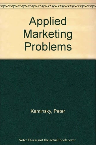 Applied Marketing Problems