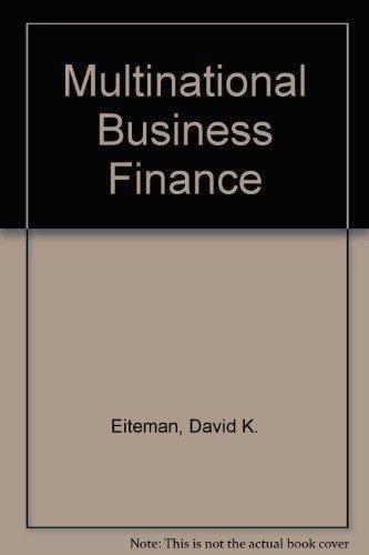 Multinational business finance