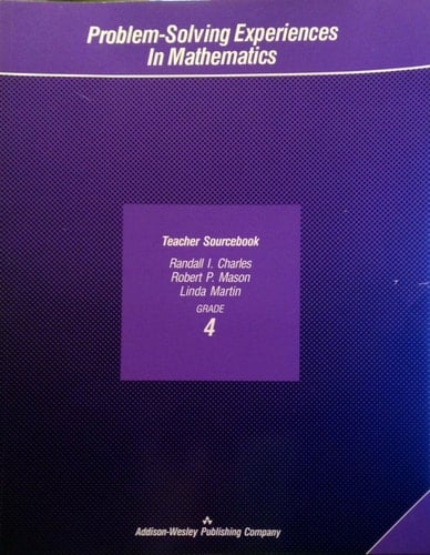 Problem Solving Experiences in Mathematics: Grade 4