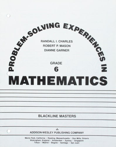 Problem-Solving Experiences in Mathematics. Grade 6