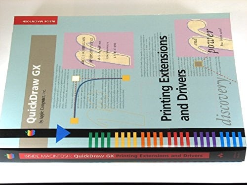 Inside Macintosh: Quickdraw Gx Printing Extensions and Drivers